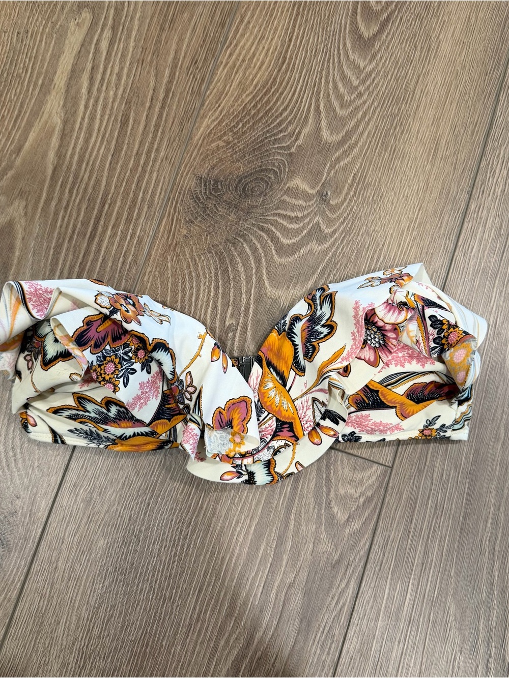Zimmermann Floral Ruffle Balconet bikini 1